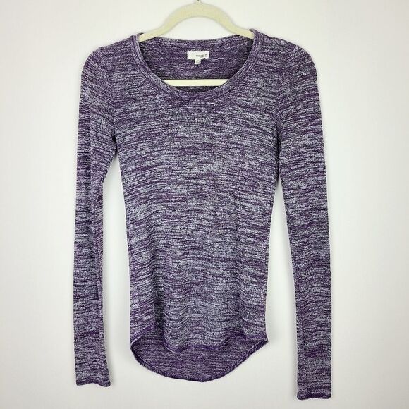 ARITZIA Wilfred Free Diapason Purple Long Sleeve T-Shirt XXS - Picture 9 of 16